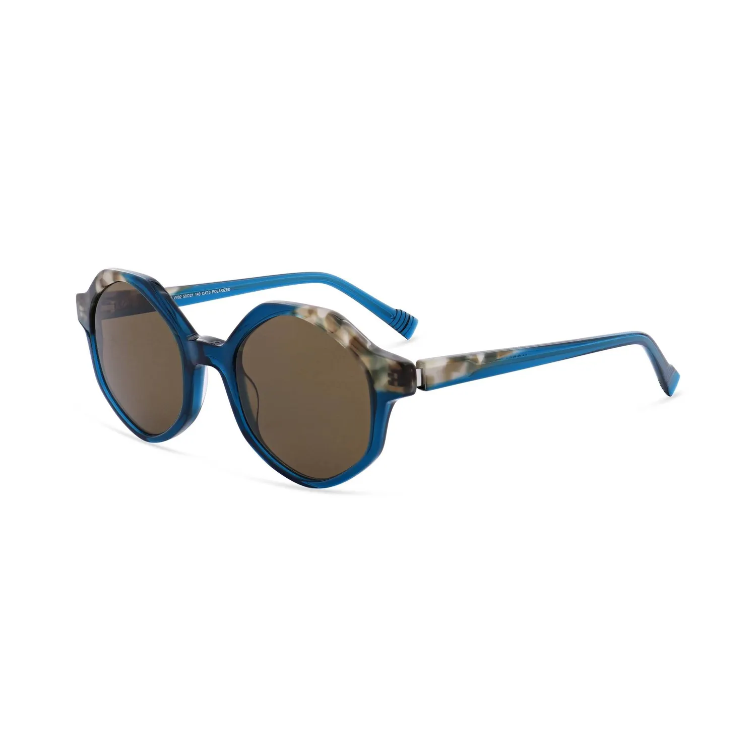 Morel Paros 1 Sun Sonnenbrille Grün Hexagonal 50-21