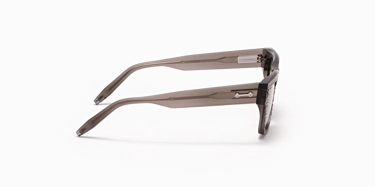 Akoni Columba Sonnenbrille Scraped Grey 54 eckig