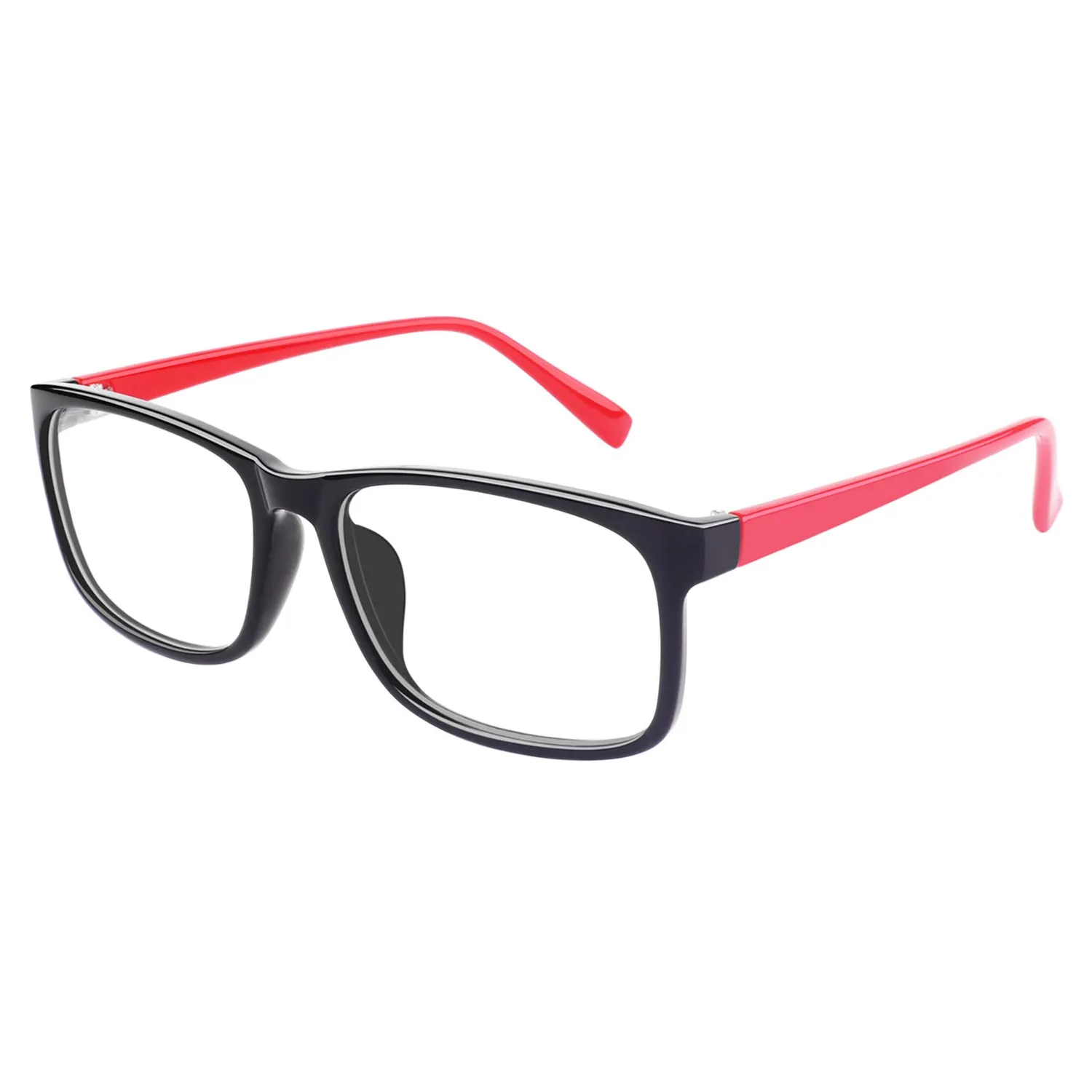 GQUEEN PO2 Brille ohne Stärke Braun UV400
