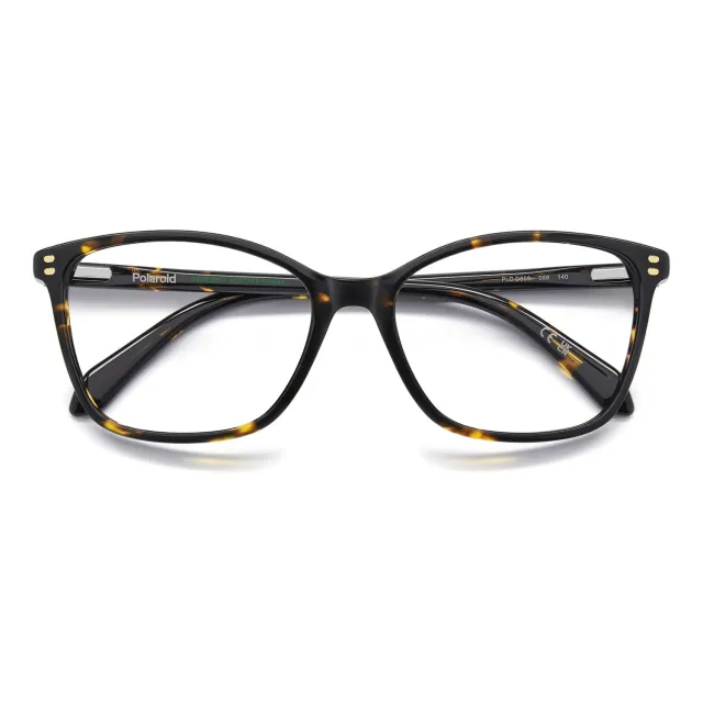 Polaroid PLD D608 Brille Schwarz Cat-Eye Eco-Acetat