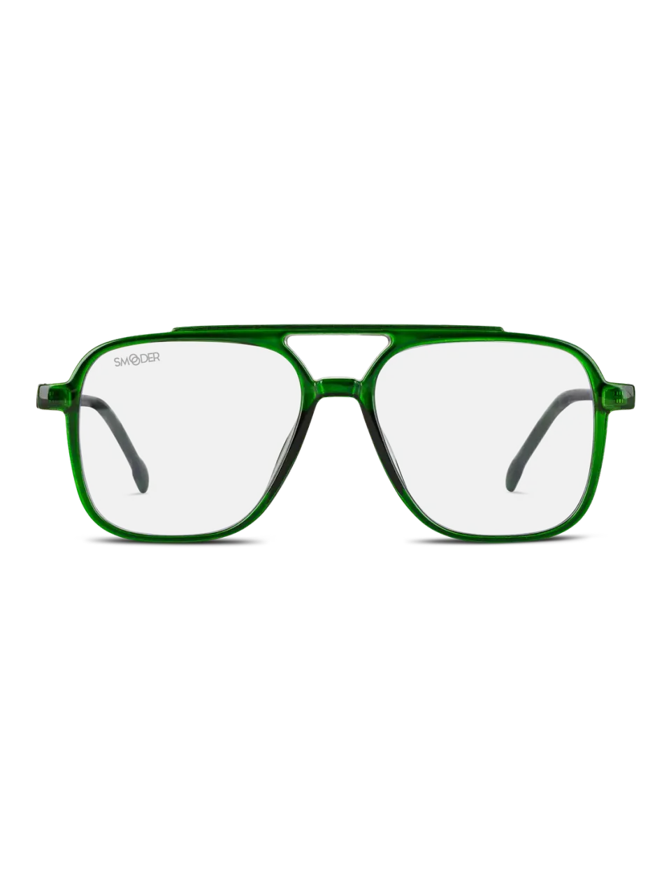Smooder Coronado Blaulichtbrille Superior Green Federbügel