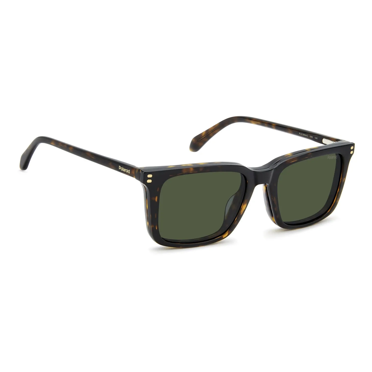 Polaroid PLD D604/C Brille havana eckig mit clip-on