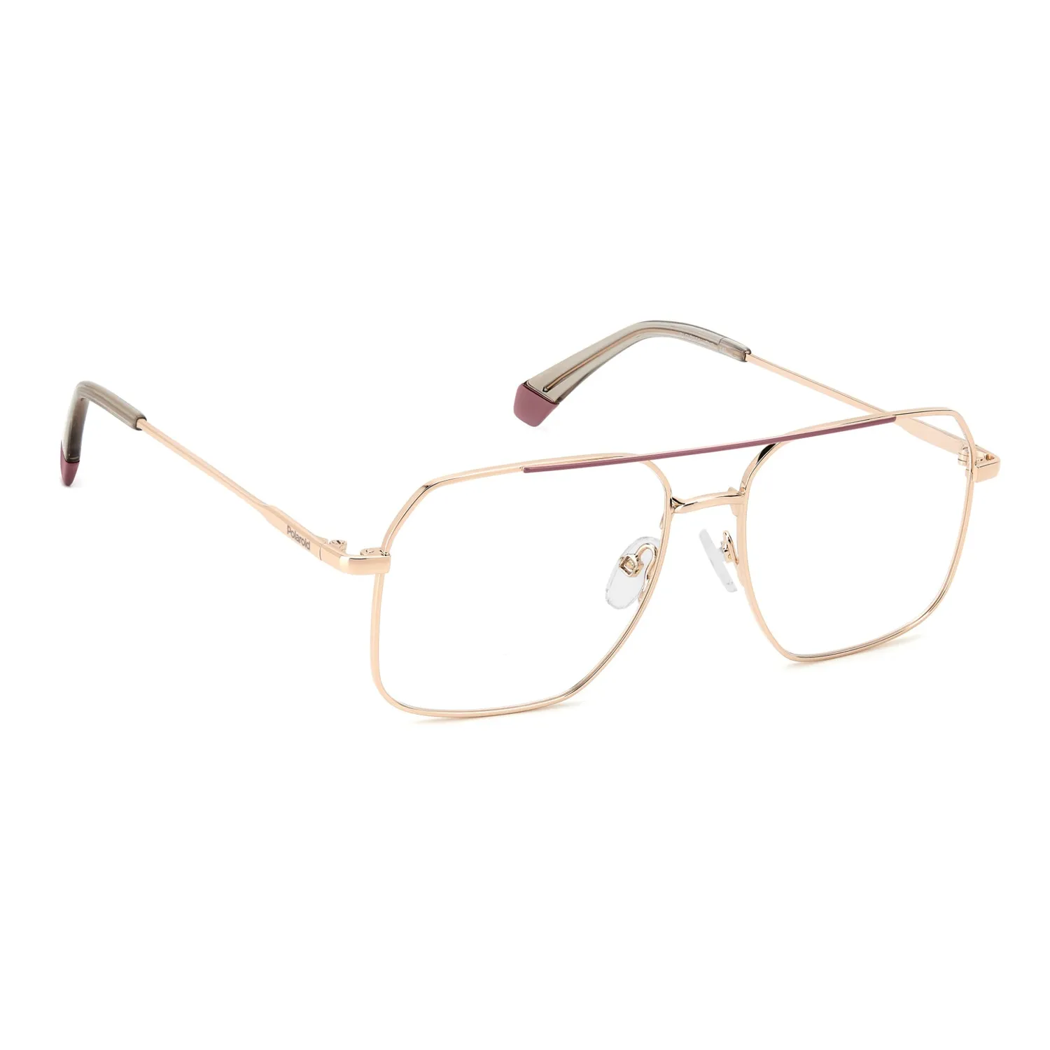 Polaroid PLD D554 Brille gold eckig 55-16-145