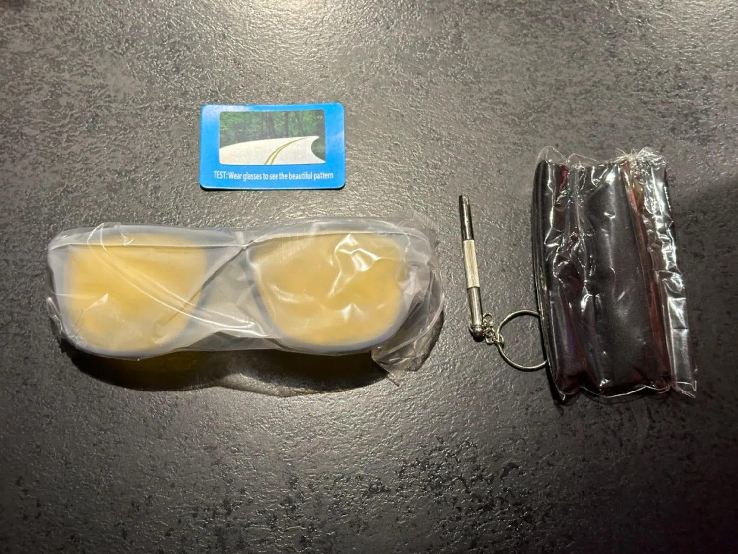 DUCO 8200Y Nachtfahrbrille gelb polarisiert
