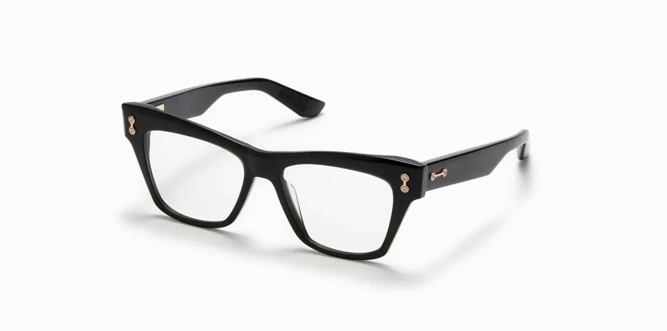 Akoni Etere Sagitta Brille Crystal Black Cat-Eye