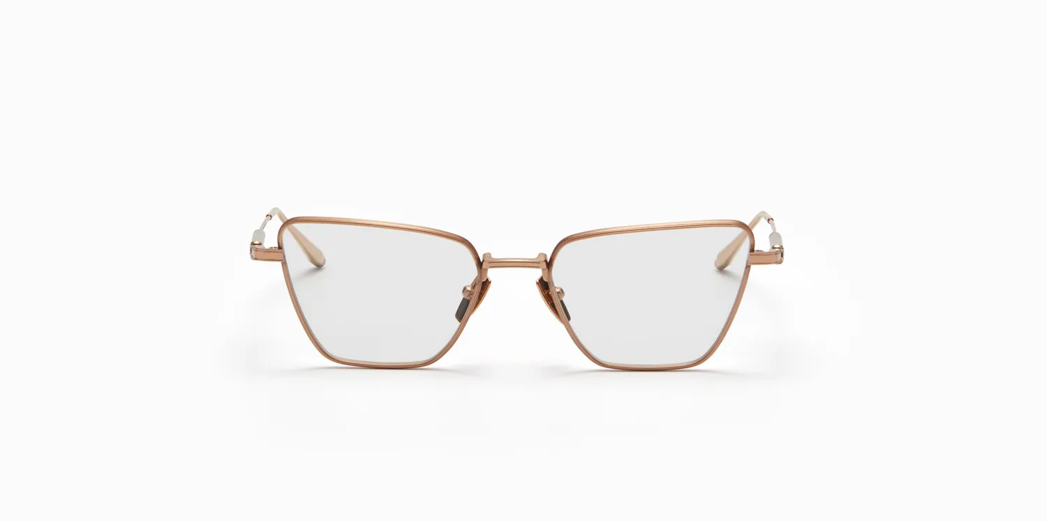 Akoni Etere Vega Brille 54 Antique Pewter Titan