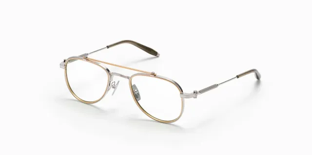 Akoni Etere Calisto Brille Brushed Silver Grö551 Titan