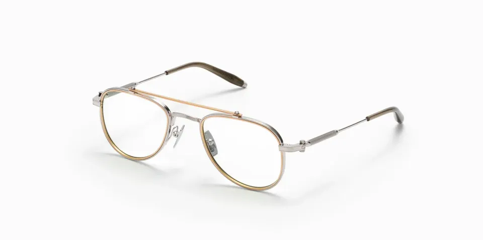 Akoni Etere Calisto Brille Brushed Silver Grö551 Titan