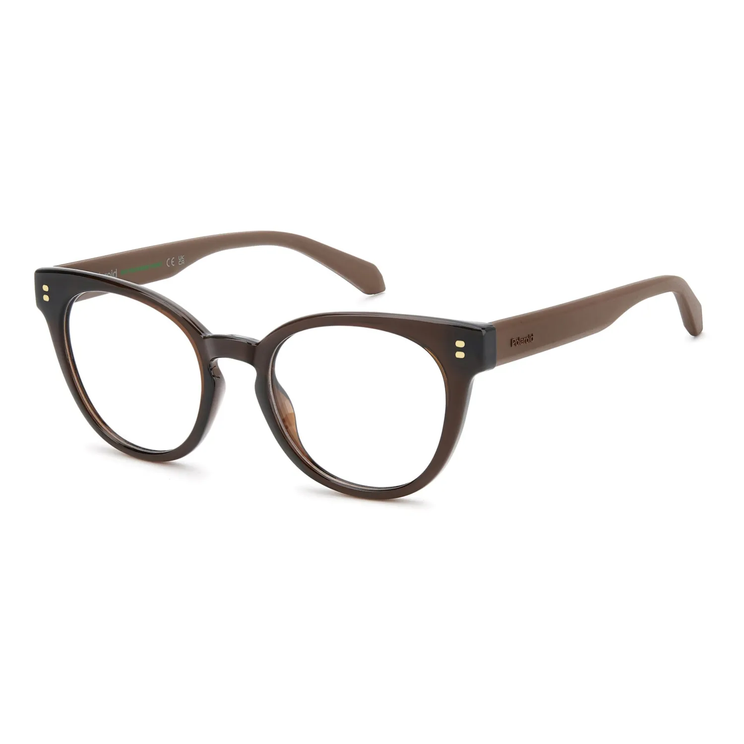 Polaroid PLD D592 Brillenfassung Braun Cat-Eye