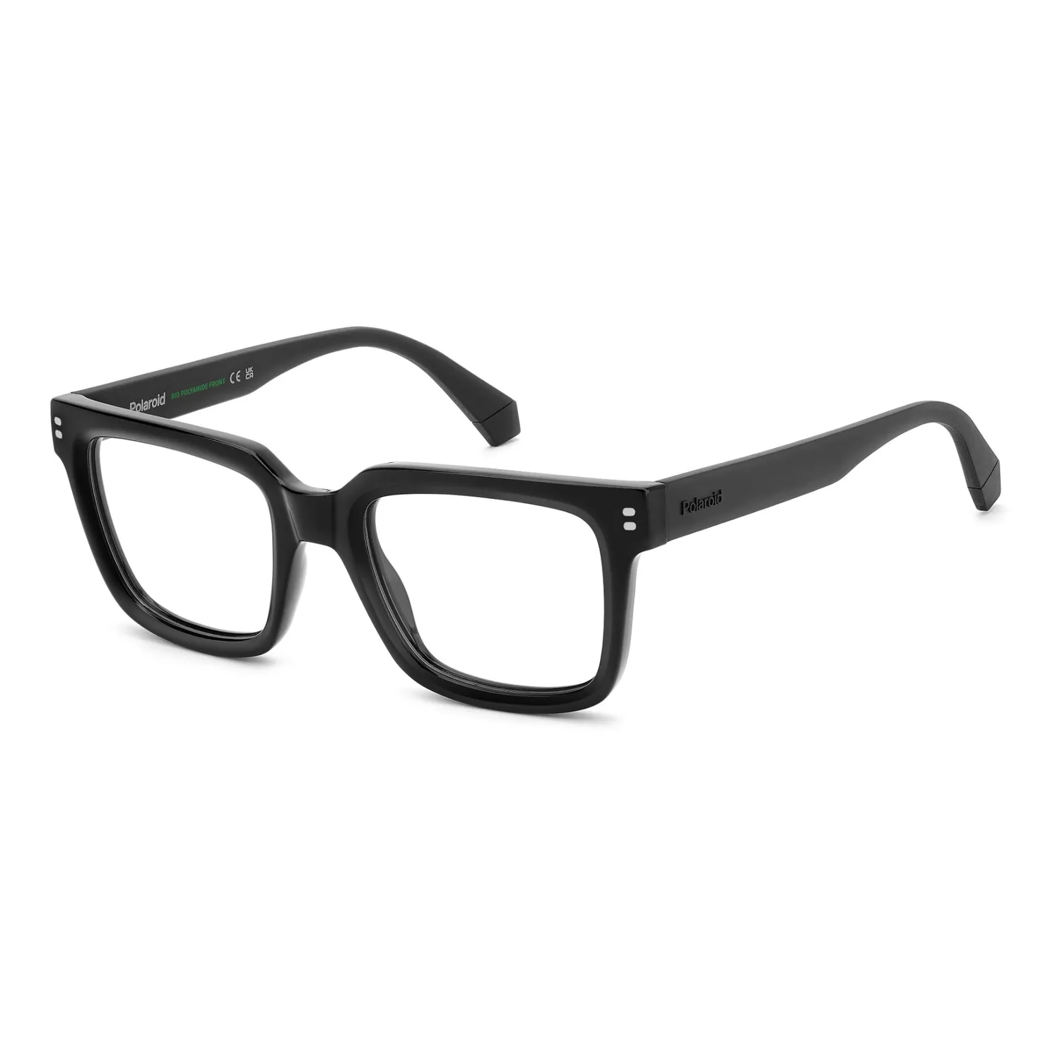 Polaroid PLD D578 Brille Schwarz eckig Gummibügel