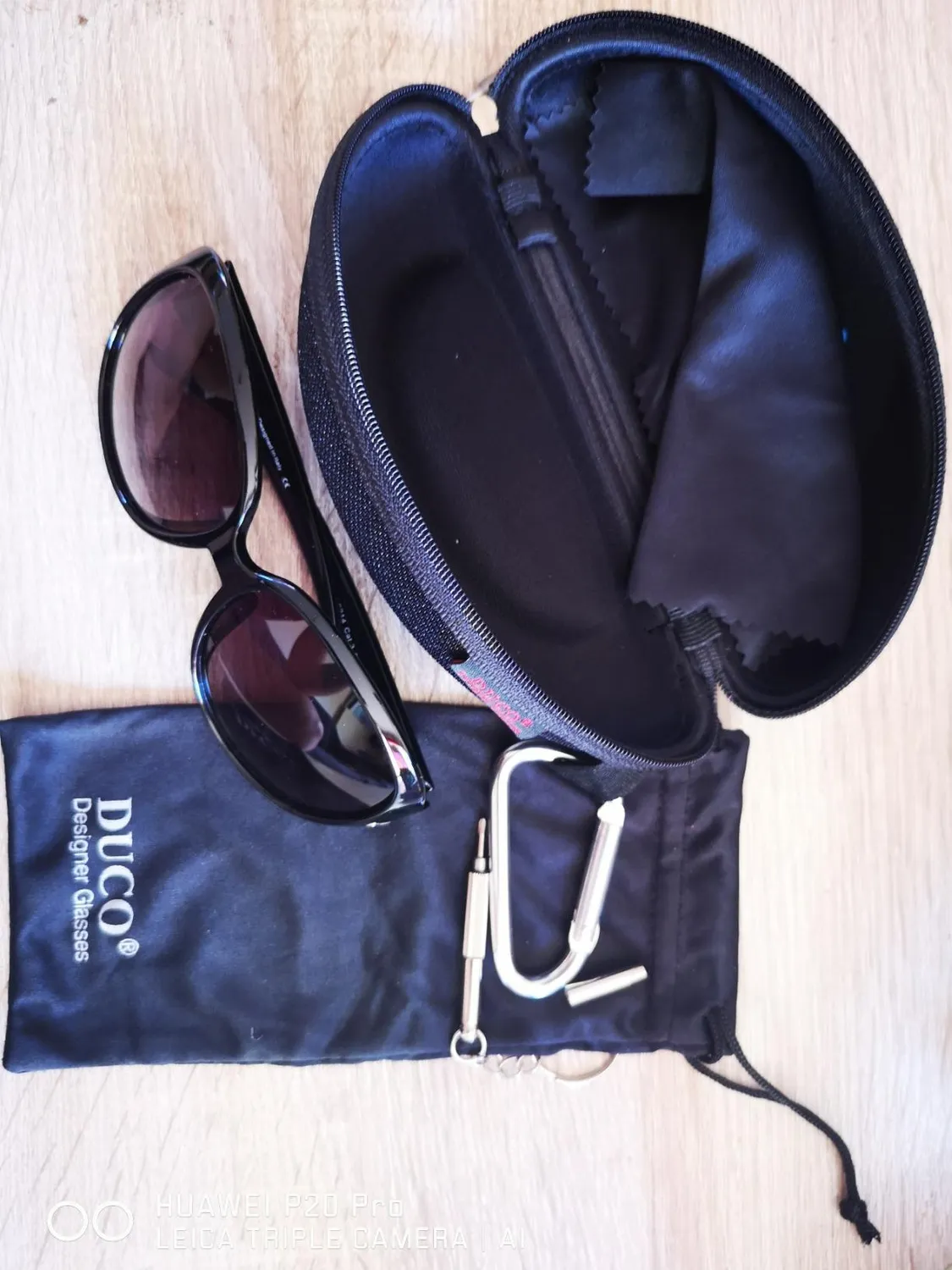 DUCO 6214 Sonnenbrille Damen Schwarz Retro UV400