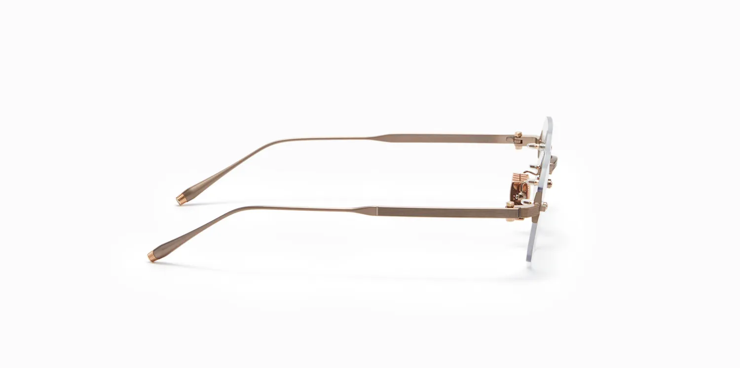 Akoni Delta Juno-One Rx Brille Antiqued White Gold