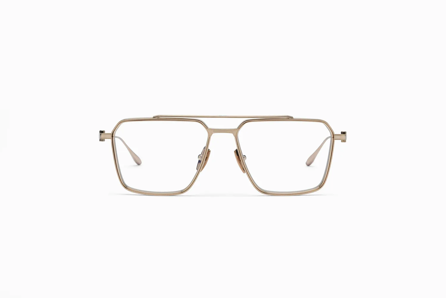 Akoni Optima Telesto Brille Brushed White Gold 53 Navigator