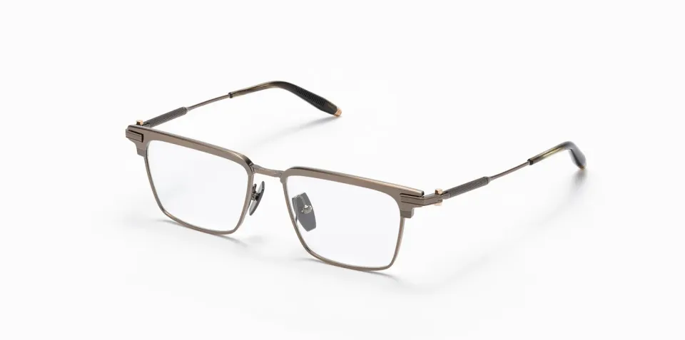 Akoni Genesis Brillenfassung Antiqued White Gold 53 Titan