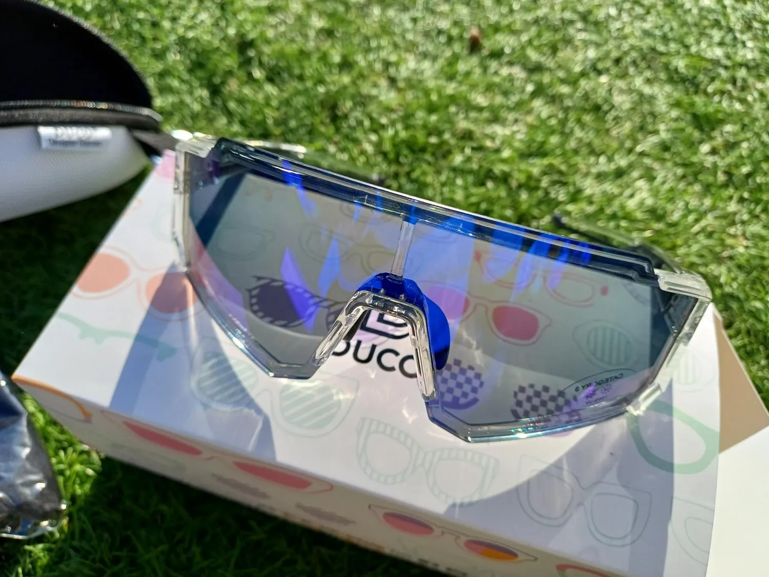 DUCO DK310 Kinder Sonnenbrille weiß-lila 8-16 Jahre