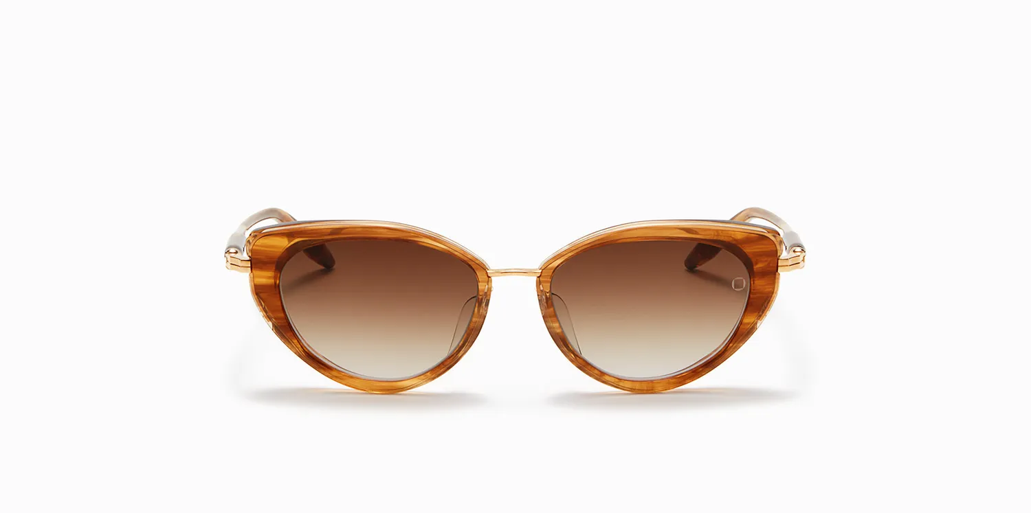 Akoni Etere Athena Sonnenbrille Sand Swirl Cat-Eye