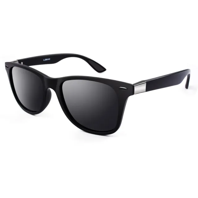 GQUEEN Rechteck Sonnenbrille polarisiert leicht UV400