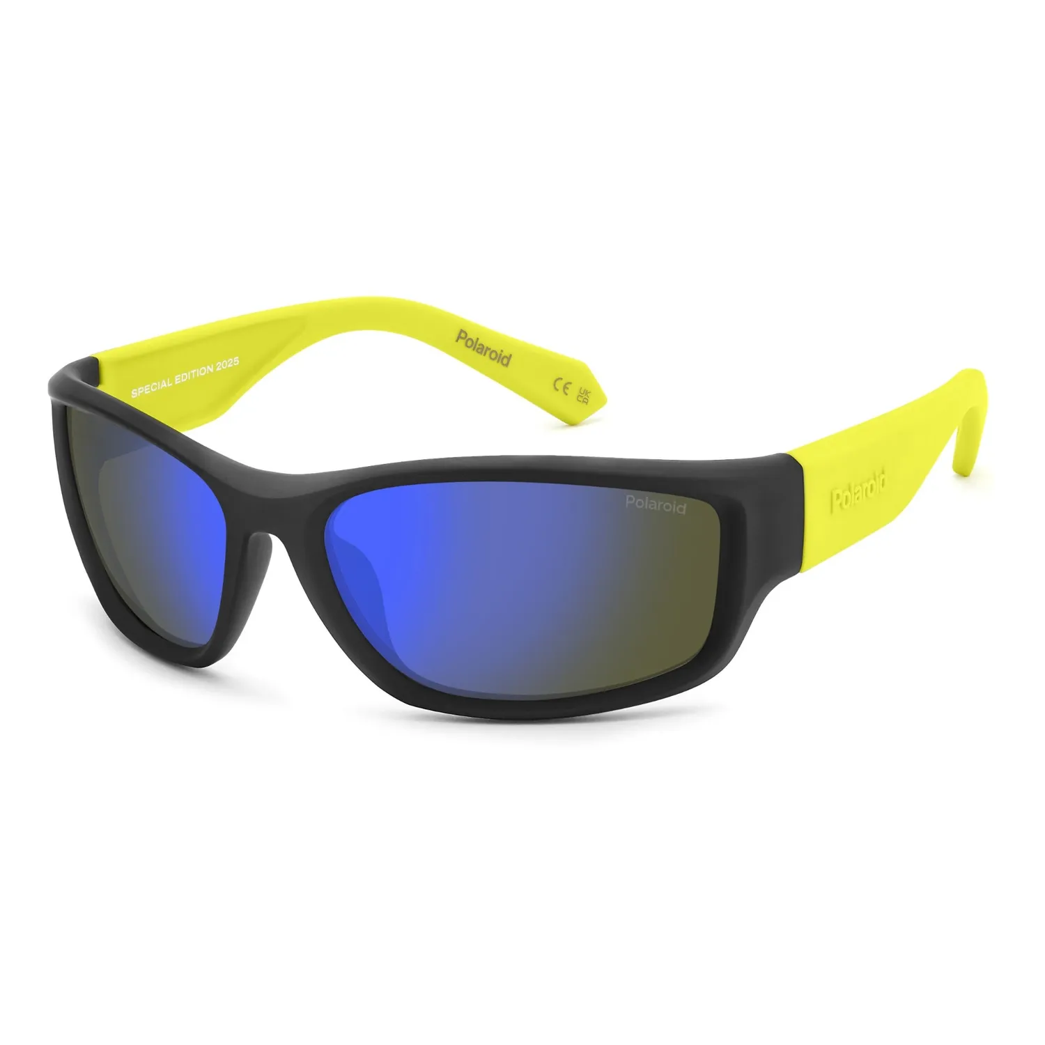 Polaroid PLD 2166/ATP/S Sonnenbrille Schwarz Gelb blau verspiegelt