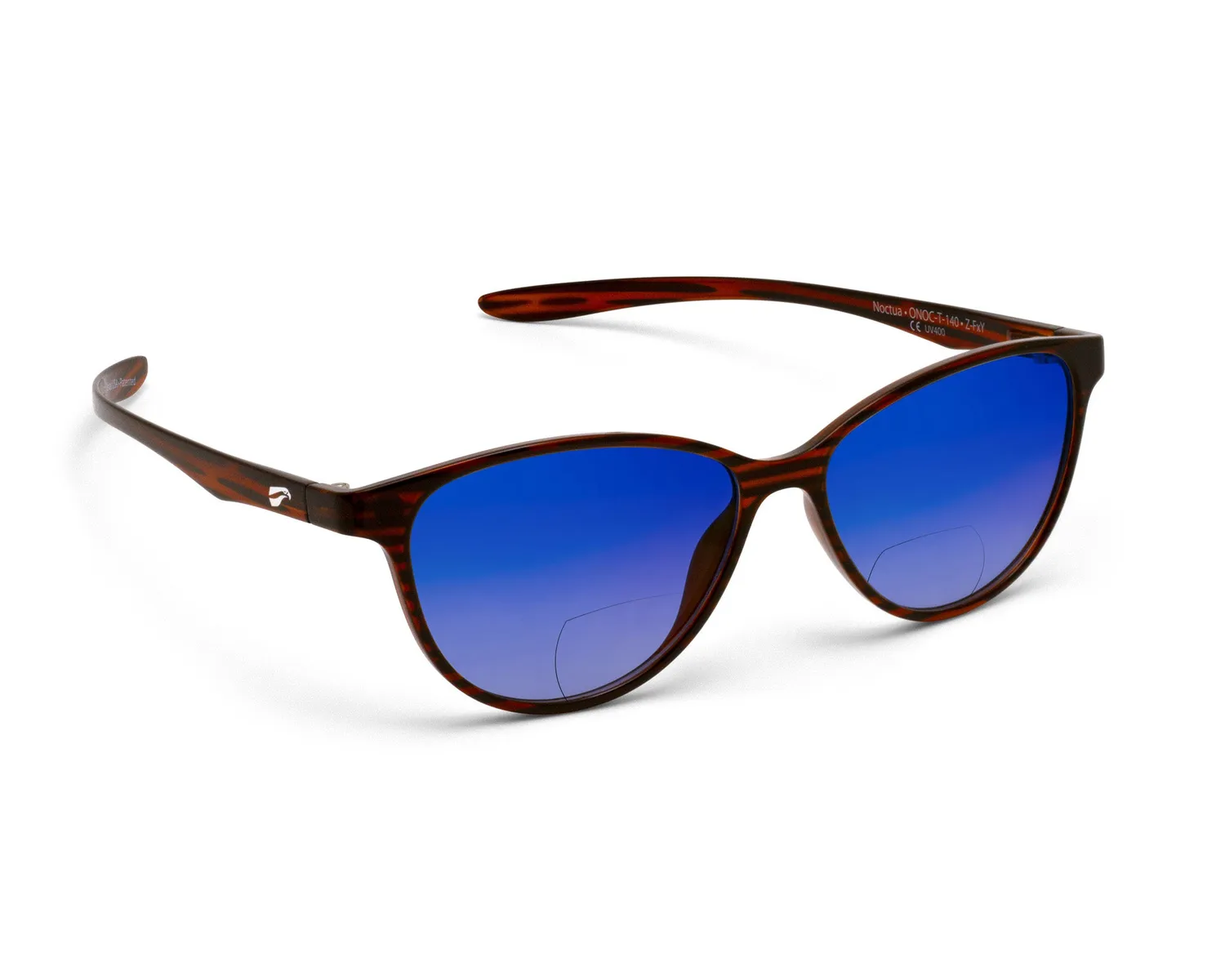 Flying Eyes Noctua Non-RX Bifokalbrille matt schwarz +1,5
