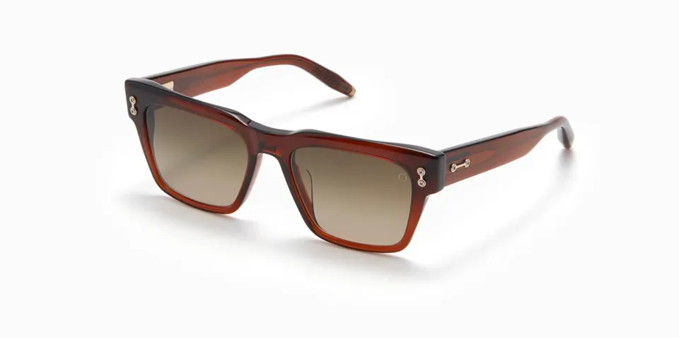 Akoni Etere Columba 56 Sonnenbrille Dark Crystal Brown