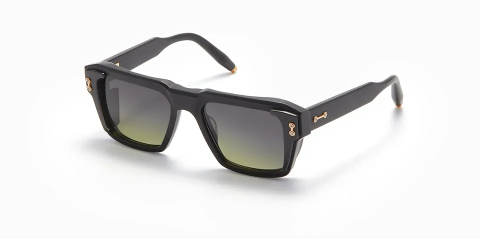 Akoni Optima Hercules Sonnenbrille Matt Schwarz 54 Acetat