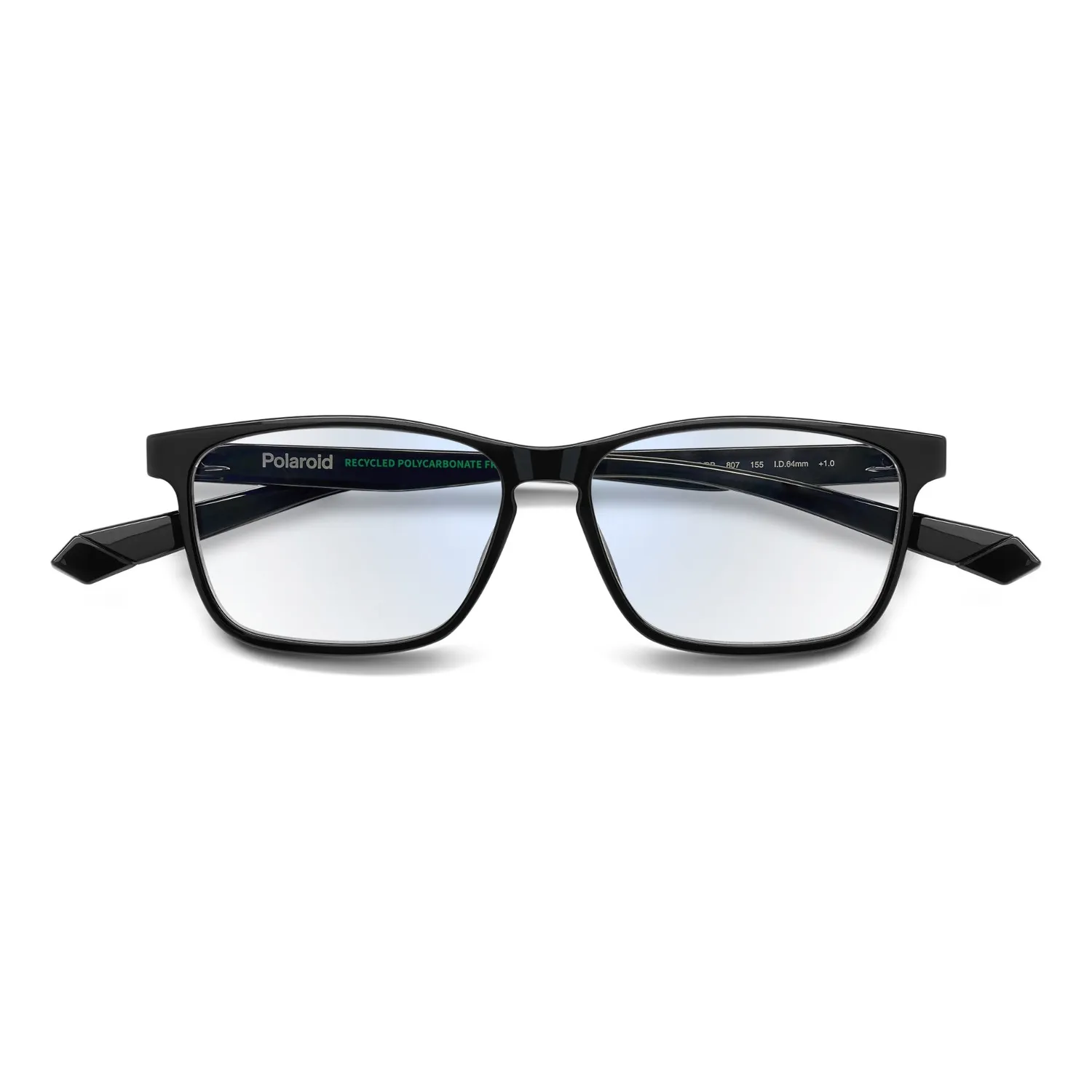 Polaroid PLD 0038/R/BB Lesebrille Schwarz +1,50 Blaulicht