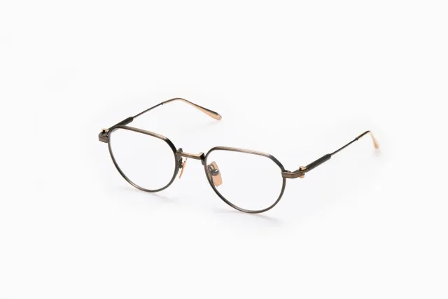 Akoni Etere Artemis Brille Antique Gold 50 Titan