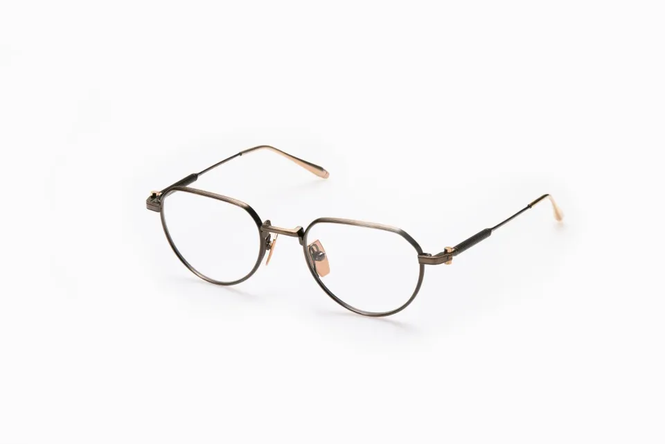 Akoni Etere Artemis Brille Antique Gold 50 Titan