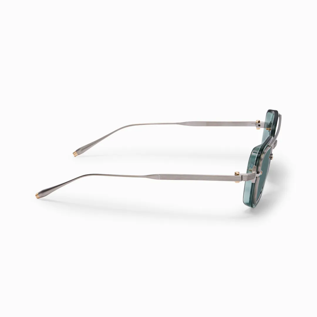 Akoni Optima Jura Sonnenbrille Deep Emerald Green