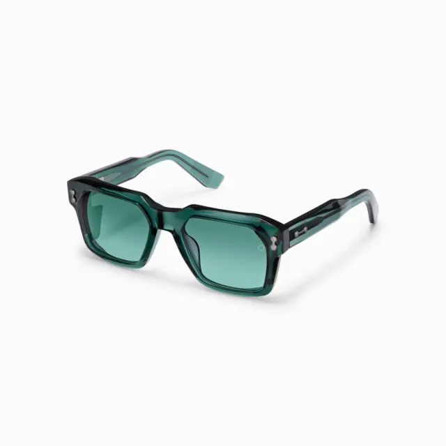Akoni Optima Pegasus-Two Sonnenbrille Crystal Emerald Green Titan