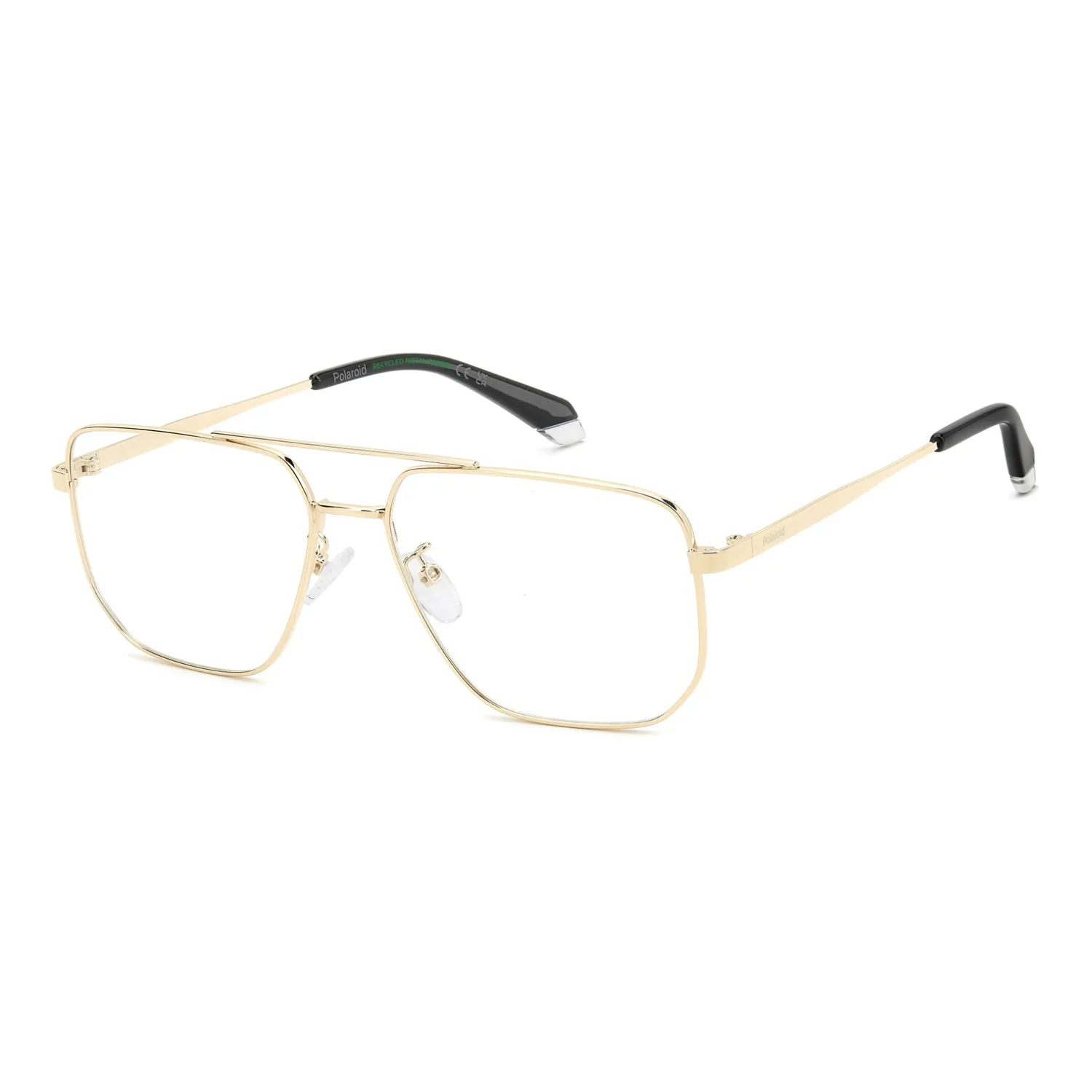 Polaroid PLD D632/G Brille Ruthenium Metall leicht