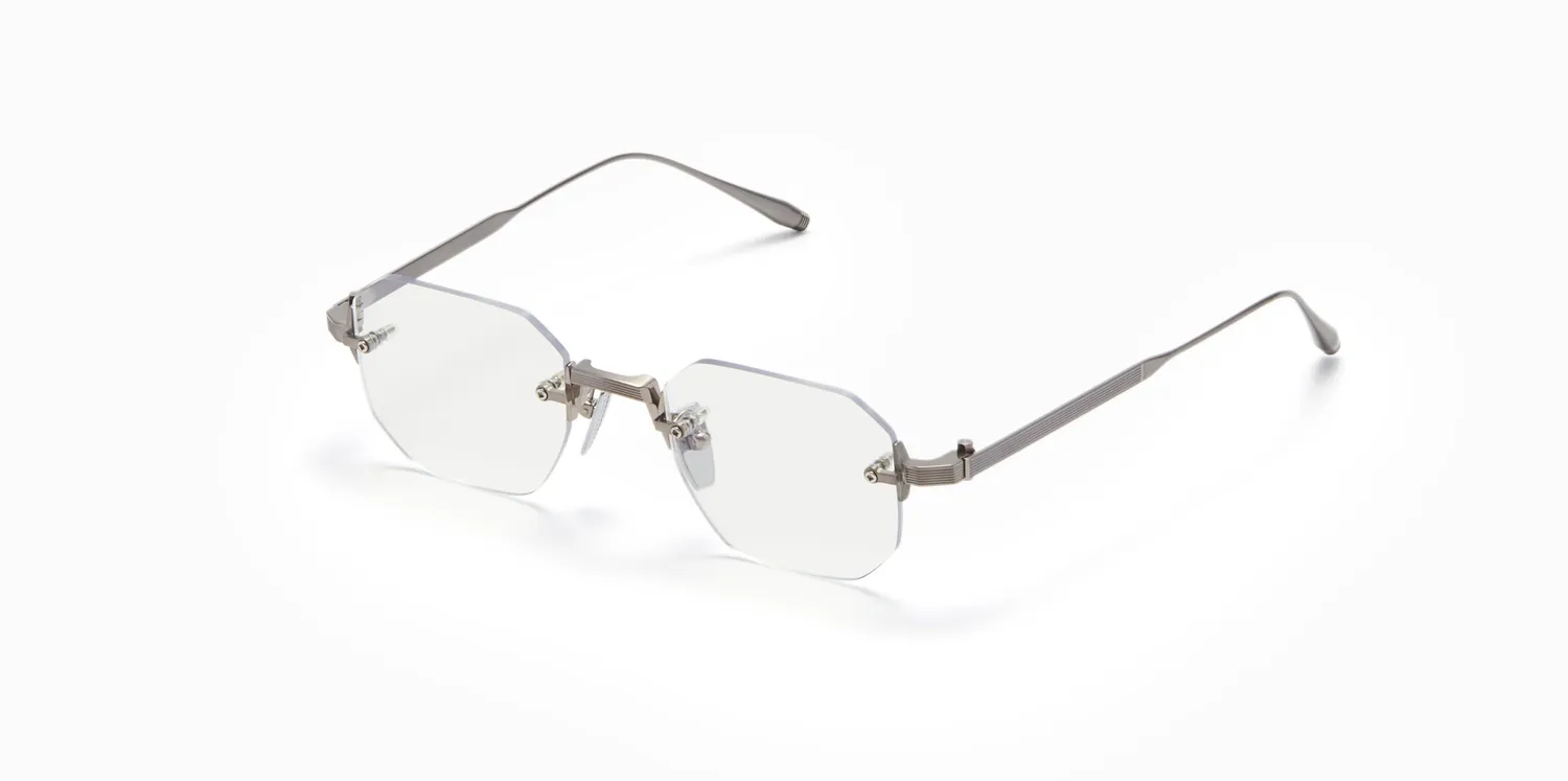 Akoni Delta Juno-One Rx Brille Antiqued White Gold