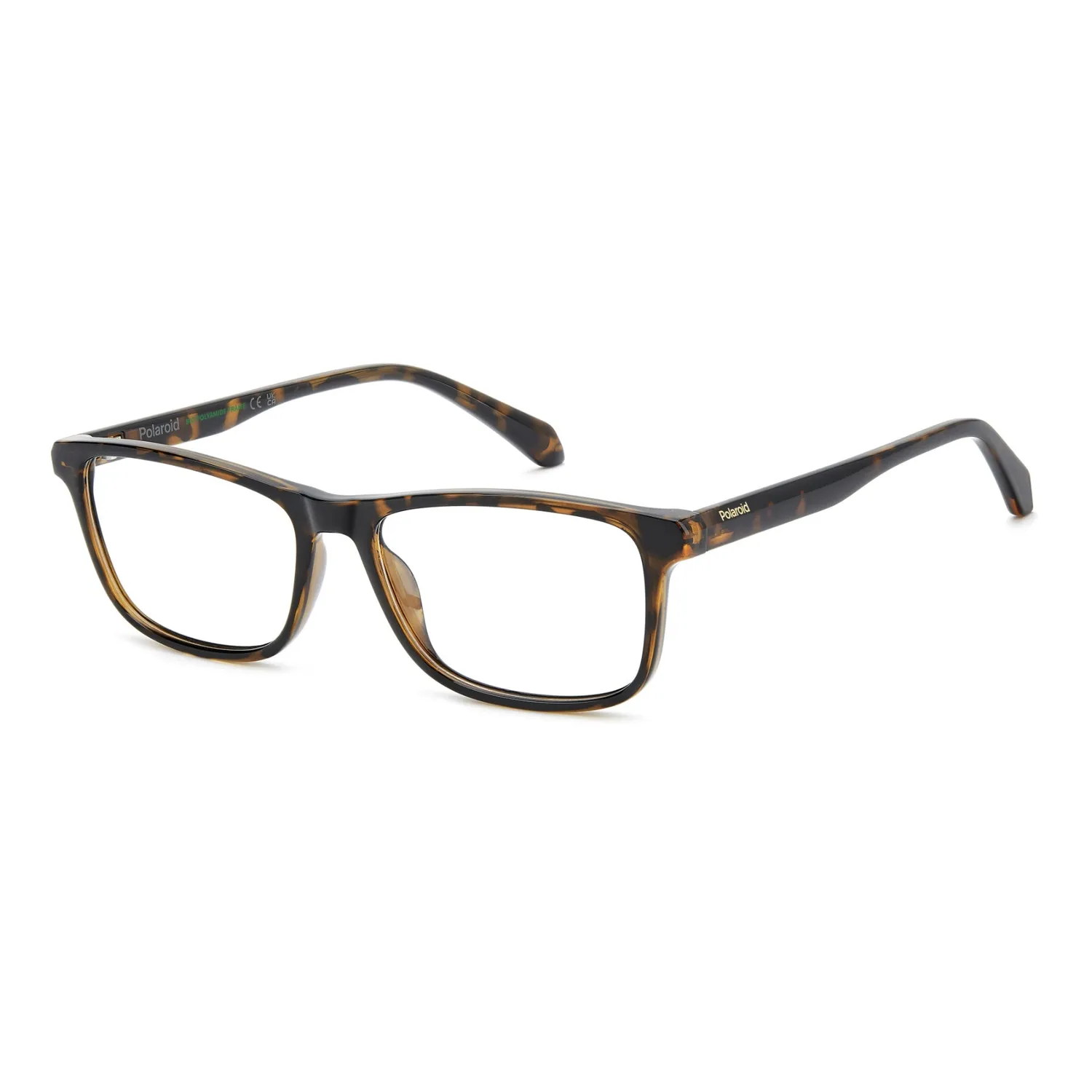 Polaroid PLD D598 Brille Havana eckig leicht