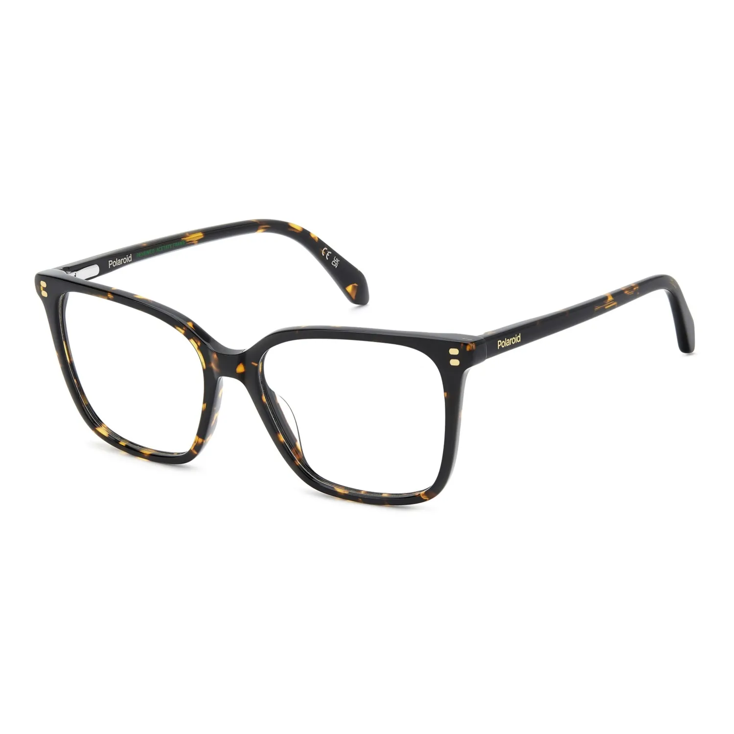Polaroid PLD D606 Brille Havana eckig leicht