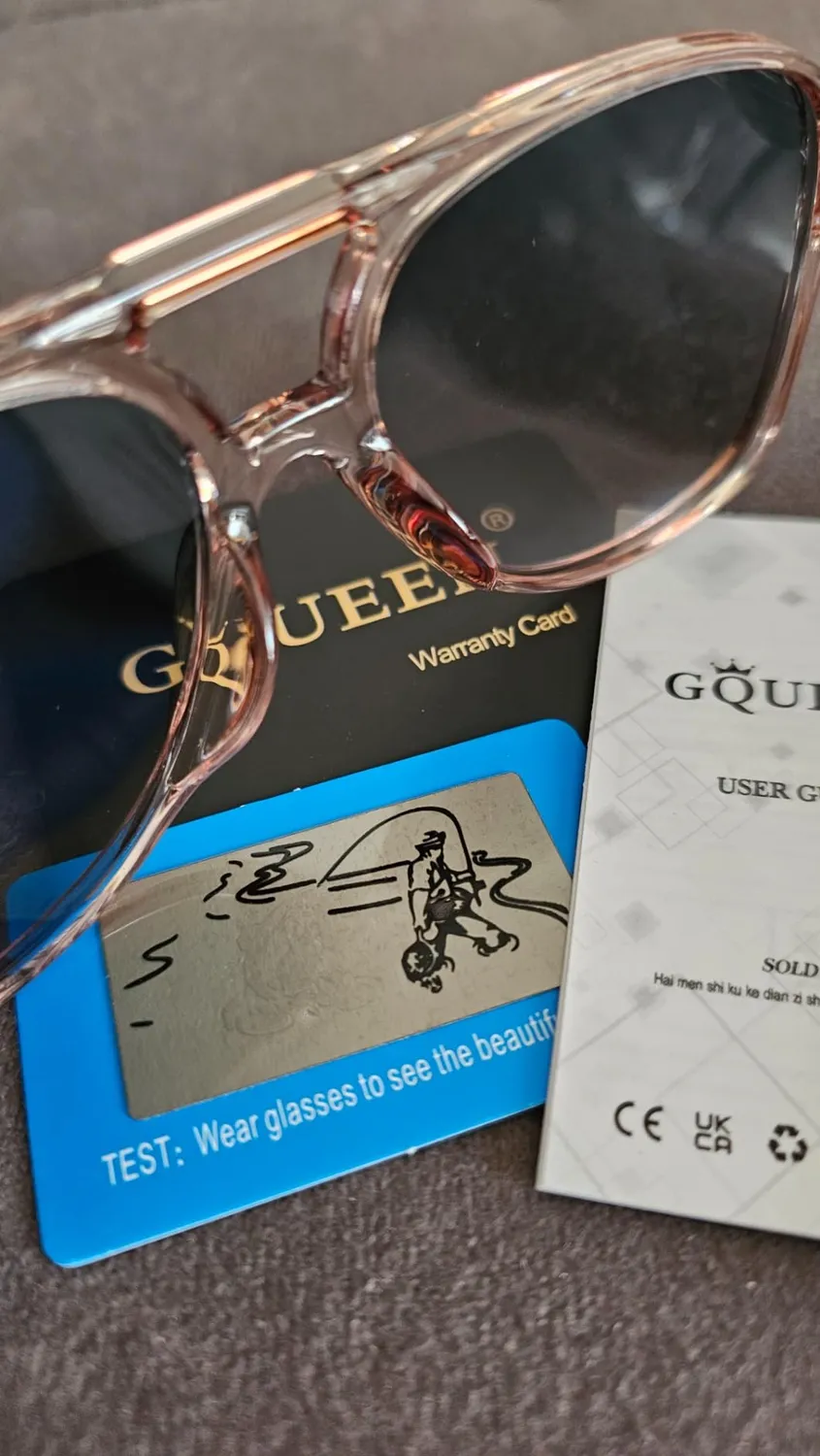 GQUEEN Retro 70s Piloten Sonnenbrille 2er Set