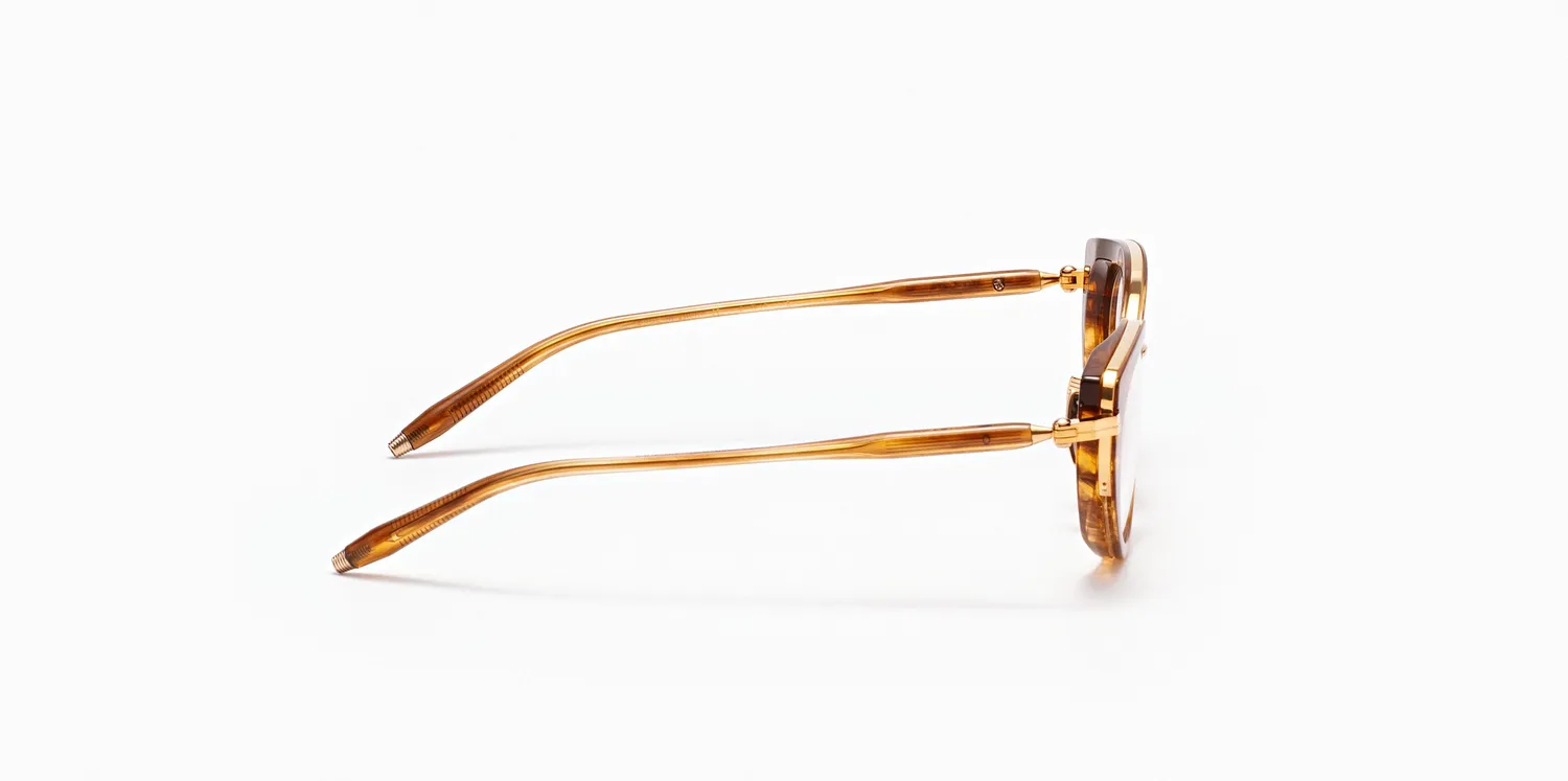 Akoni Etere Athena Rx Brille Sand Swirl Black Cateye