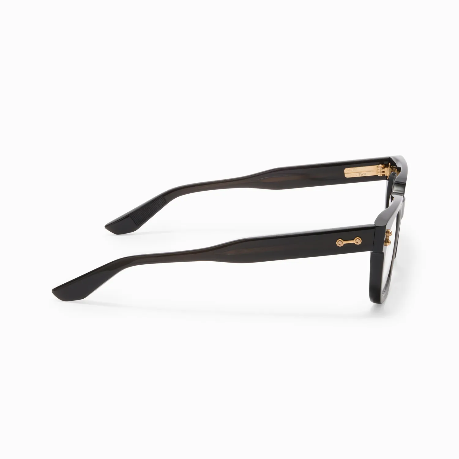 Akoni Delta Luna-Two Brille Crystal Black