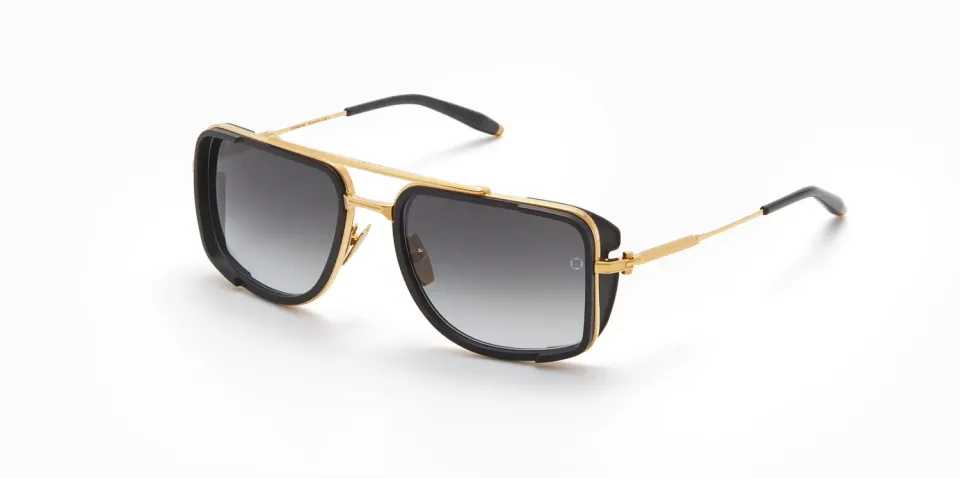 Akoni Stargazer Sonnenbrille Yellow Gold Navigator