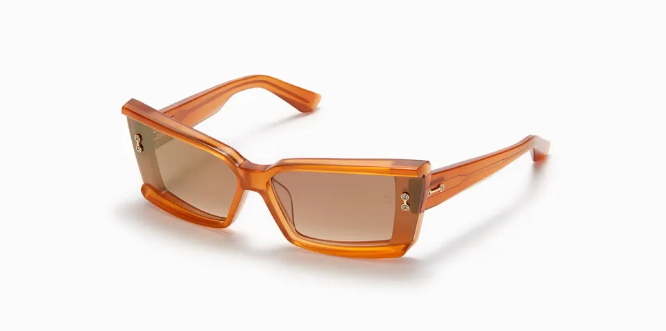 Akoni Etere Lynx Sonnenbrille Cloudy Orange Cat-Eye