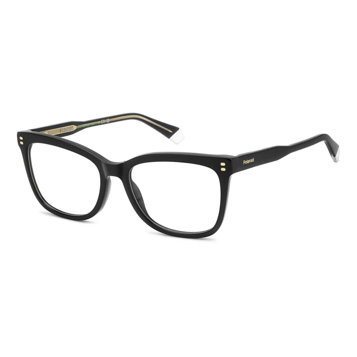 Polaroid PLD D586 Brille Havana eckig Flex-Scharnier