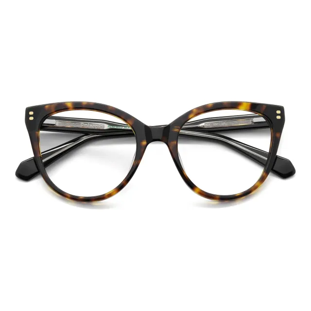 Polaroid PLD D585 Brille havana cat-eye eco-acetat