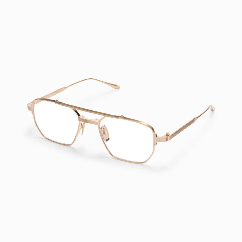 Akoni Proteus Rx Delta Brille Brushed 12k Gold Titan Leicht