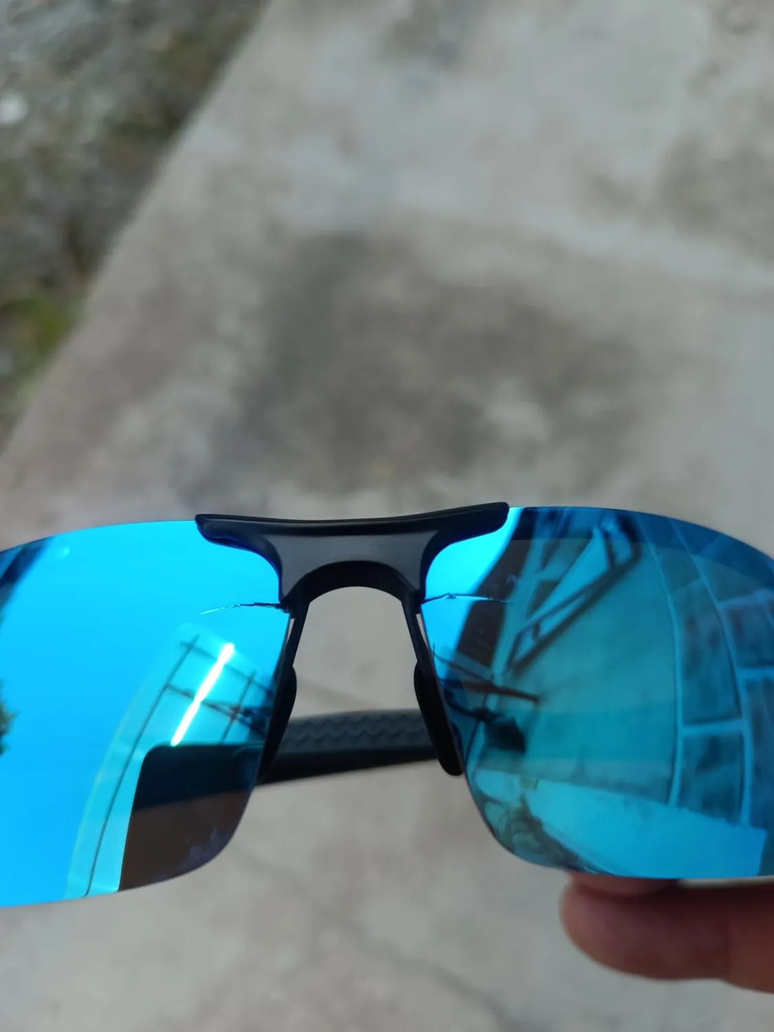 DUCO 8177S Herren Sportbrille polarisiert Grau