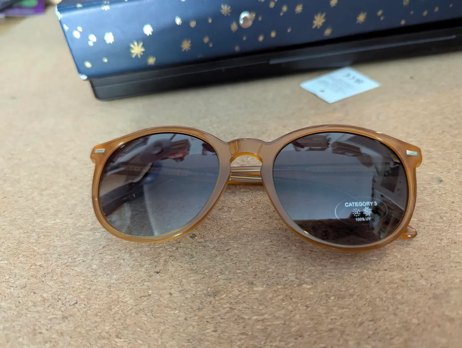 DUCO 1230 Damen Sonnenbrille Schwarz polarisiert