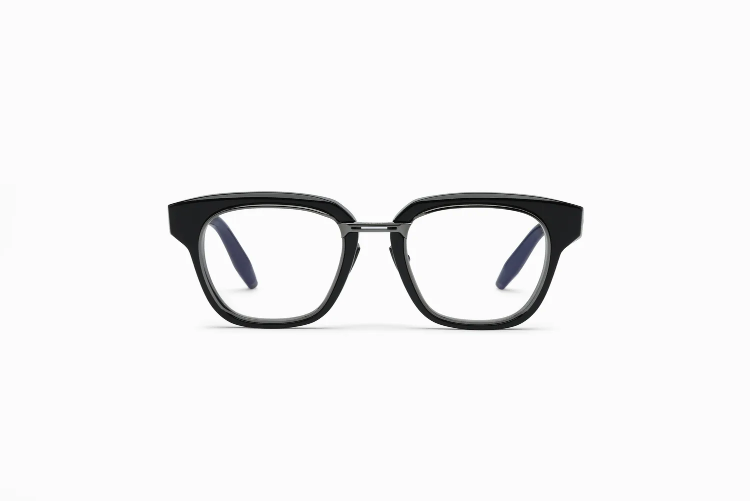Akoni Delta Apollo Rx Brille Schwarz Titan Acetat