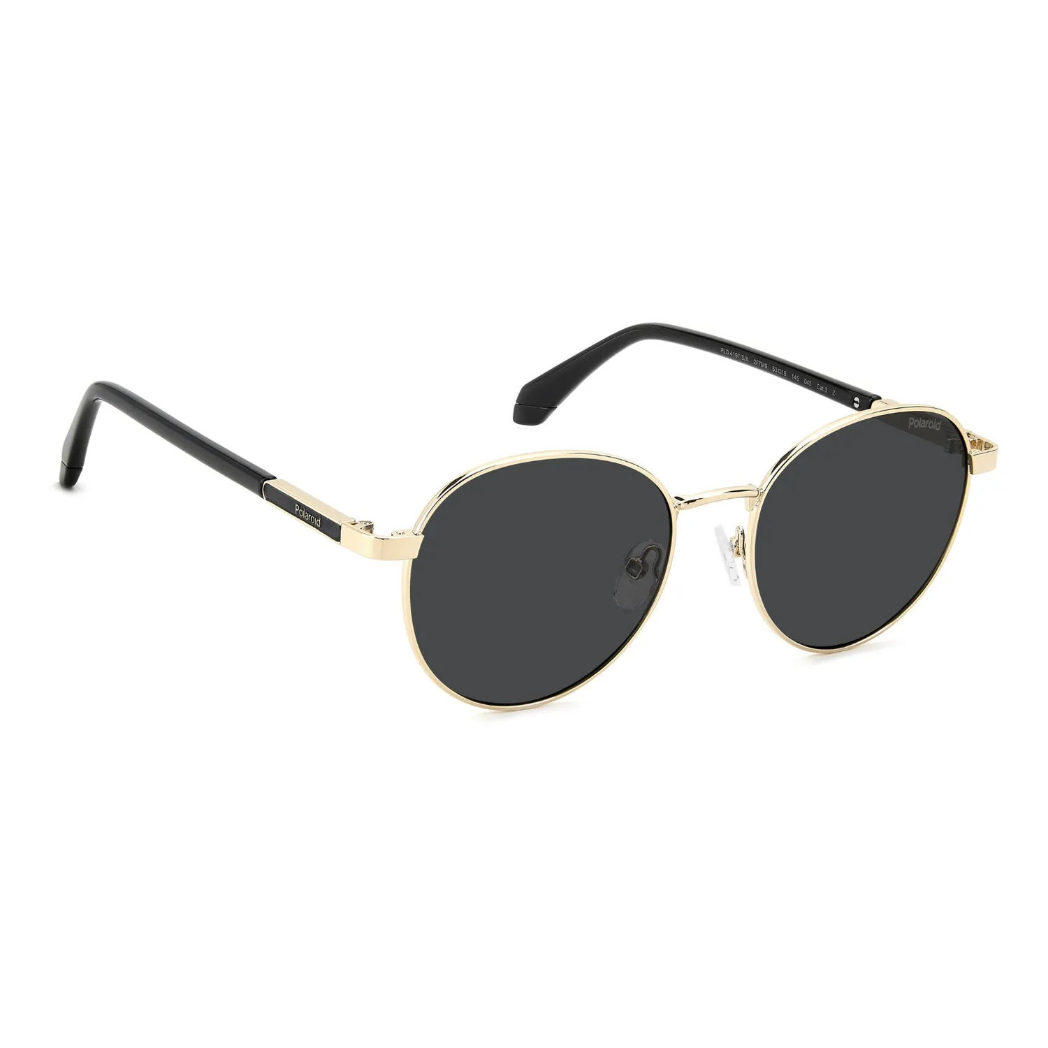 Polaroid PLD 4197/S/X Sonnenbrille Herren Gold Grey rund polarisiert