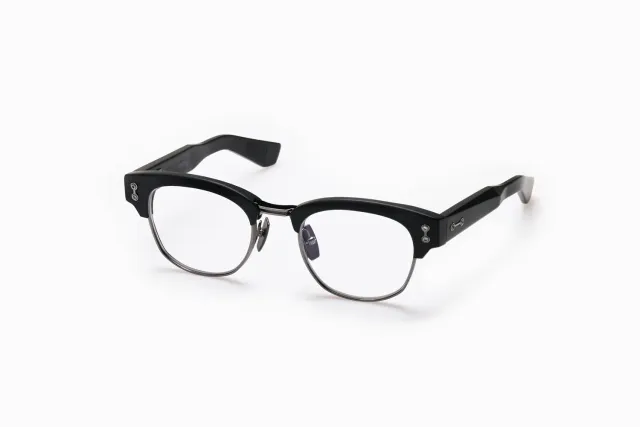 Akoni Horizon Newton Brille Schwarz Titan Acetat