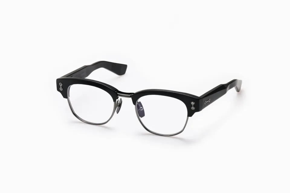 Akoni Horizon Newton Brille Schwarz Titan Acetat