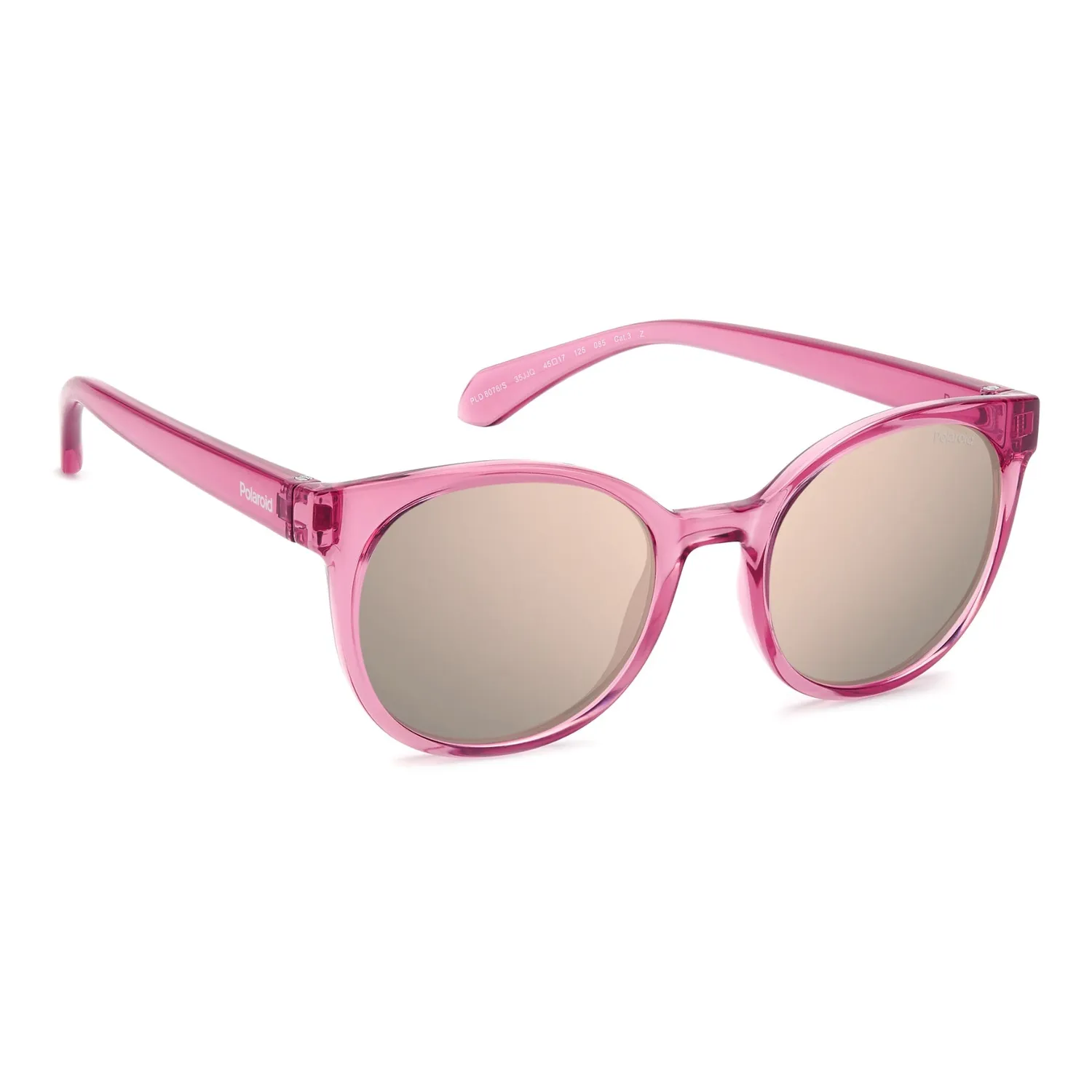 Polaroid PLD 8076/S Kinder-Sonnenbrille Pink Cat-Eye
