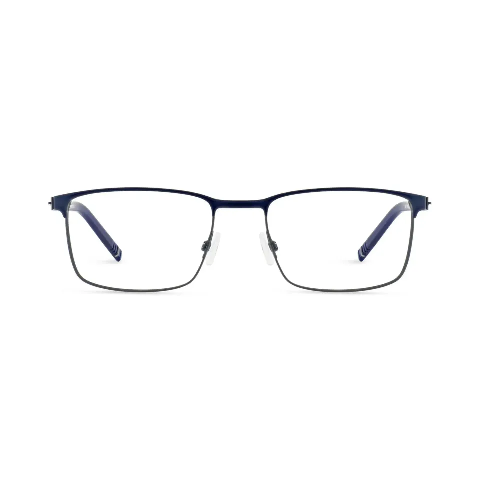 Morel Faraday 5 Brille Edelstahl rechteckig Herren
